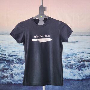 Ladies Large Tee, "Mise en Place" | Woot! | Black